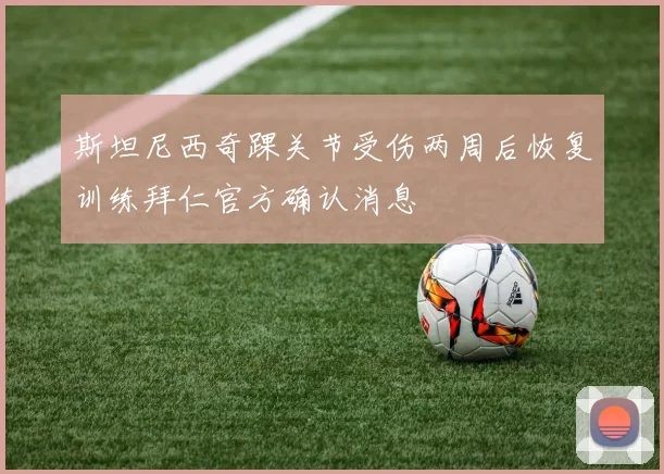 斯坦尼西奇踝关节受伤两周后恢复训练拜仁官方确认消息